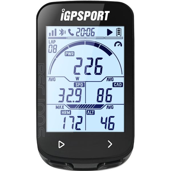 iGPSPORT BSC100S Cycling Computer, GPS, Bicycle, Cyon, Wireless, 2.6 Inches, Bicycle GPS, Speedometer, Bluetooth 5.0 & ANT+ Compatible, Cadence Speed Sensor, Continuous, IPX7 Grade Waterproof,