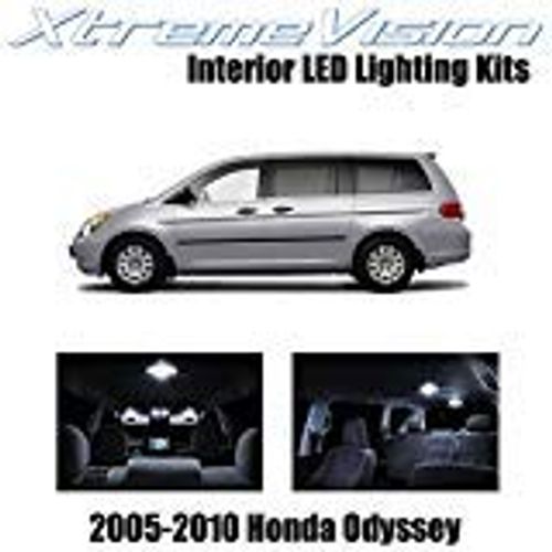 XtremeVision Interior LED for Honda Odyssey 2005-2010 (11 Pieces) Pure White Interior LED Kit + Installation Tool