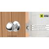 HANDLEZONE® 10 Pack Adjustable Roller Catch, Spring Loaded Ball Latch, for Internal Doors - Nickel Plated