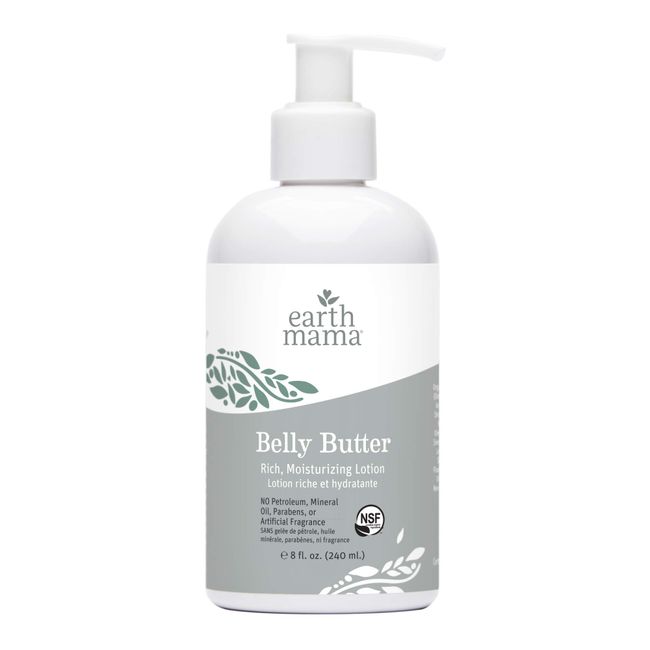 Earth Mama Belly Butter to Help Ease Skin and Stretch Marks, 8-Ounce