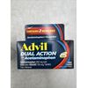 3 Pack - Advil Dual Action With Acetaminophen Pain Reliever 144 Caplets