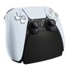 playvital Solid Black Controller Display Stand for ps5,Gamepad Accessories Desk Holder for ps5 Controller with Rubber Pads