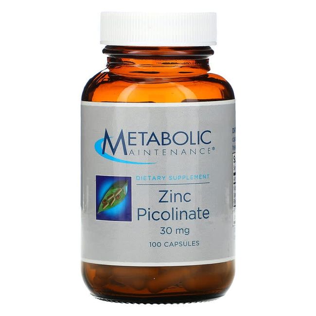 Metabolic Maintenance Zinc Picolinate 30mg 100 Capsules