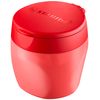 STABILO woody 3-in-1 - Replaceable Container Sharpener - Pack of 1 - Red