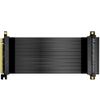 Akasa Riser Black X2 | PCIe 3.0 Riser Cable | PCIe Extension Cable | EMI Shielding | 200 mm | AK-CBPE01-20B