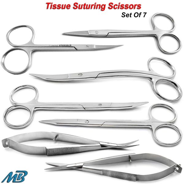 Surgical Dissecting Operating Tissue Suturing Removal Scissors Dental Instrument