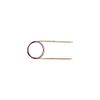 KnitPro KP35333 80 cm x 6.5 mm Basix Fixed Circular Needles, Birch