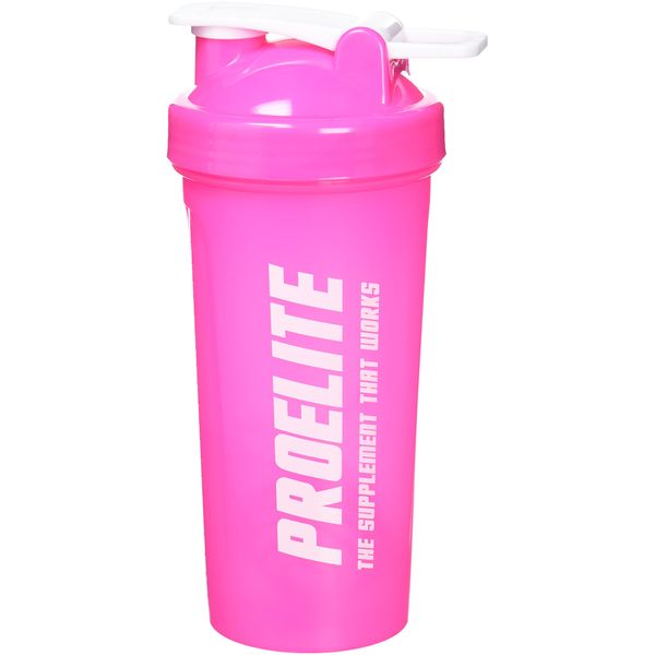 ProElite V4 Mixable Protein Shaker Bottle, 600 ml, Pink