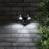 LITECRAFT Sirocco Spotlight Outdoor LED 2 Light with PIR Motion Sensor - (Black)