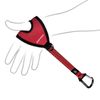 EzyDog Handy Leash - Hands Free Dog Lead Red