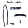 Nenjindz Skinny Headbands Thin Leather Covered Hairbands,Bohemian Plastic Hair Hoops Solid Simple Headbands for Women Girls(7 PCS)