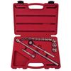 K Tool 23000 - 16pc 1/2" Dr. 6pt Fractional Socket Set