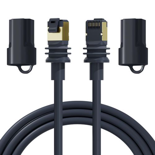 Klutchtech Starlink Gen 3 Cable/Mini, 50FT Starlink Replacement Cable Fits Standard V3/Mini Waterproof Gray (15M/50FT)