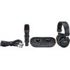 Focusrite Vocaster One Studio Podcast Recording Package