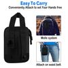 bvya Tactical Molle EDC Utility Tool Pouch Compact Pocket Organizer Pouch with Flag Patch
