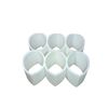 Square Circle Squarcle Optical Illusion 3D Printed Ambiguous Cylinder, White