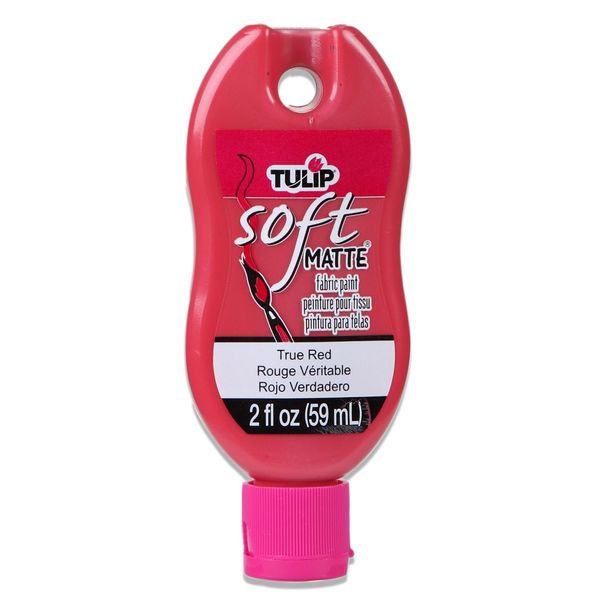 Tulip Soft Fabric Paint 2oz, Matte True Red, As Detailed, One Size