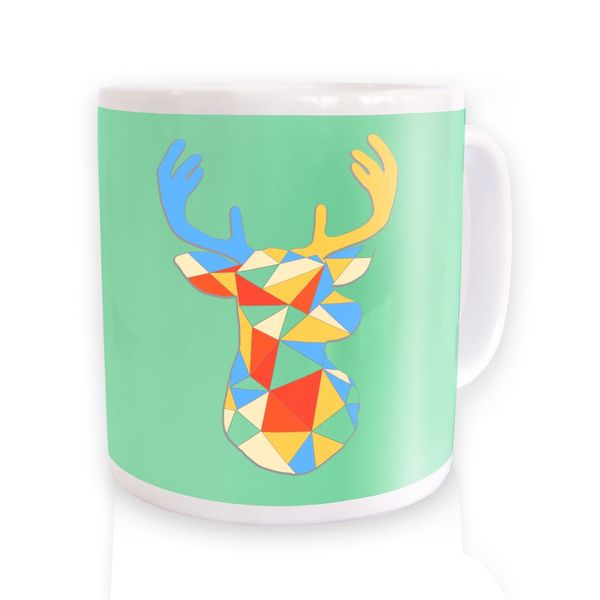 Geometric Stag Mug