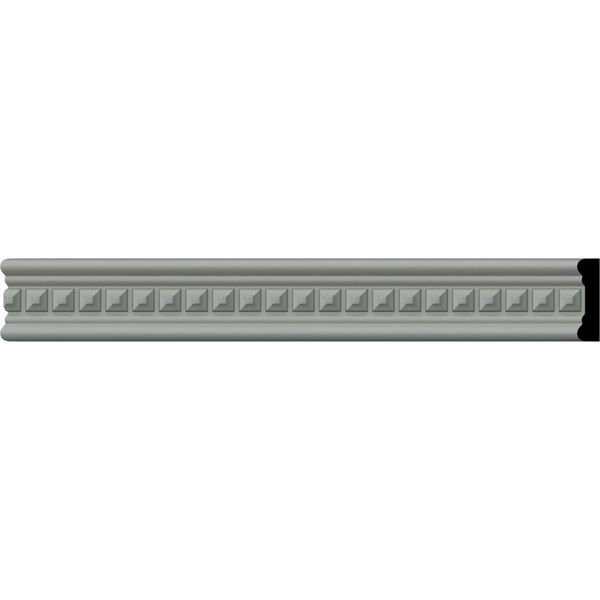 Sample - 1 3/8"H x 3/8"P x 12"L Sequential Panel Moulding
