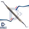 4Pcs Composite Filling Tools Restorative Beavertail Burnisher Titanium Blue Tips