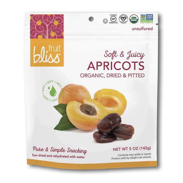 Unsulfured Turkish Apricots - Organic Apricots Dried Fruit Snacks - Healthy Snacks for On the Go & Post Workout Snacks - Non-GMO, Gluten-Free, Dried Apricot Fruit Snacks (2 Pack - 5 oz. each)