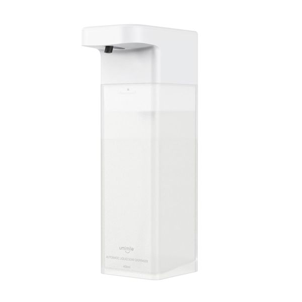 Umimile Soap Dispenser, Automatic Shampoo Dispenser, Magnetic Wall Mounted, Rechargeable, 13.5 fl oz (400 ml) Capacity, IPX7 Waterproof