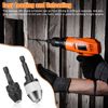 2x Keyless Chuck Conversion 1/4" Hex Shank Adapter Drill Bit Quick Change Driver