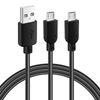 Mygatti USB 2.0 Micro B Cable, 0.3M, 2-Pack, Type A to Micro B Cable, OFC, Android Smartphone Charging Cable, Slim TYPE-A, Micro USB Cable, 5 Pins, 480 Mbps Data Transfer, Compatible with Android,