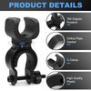 YFPOPONE 8 PCS Walking Stick Holder, 360° Rotation, Black Plastic