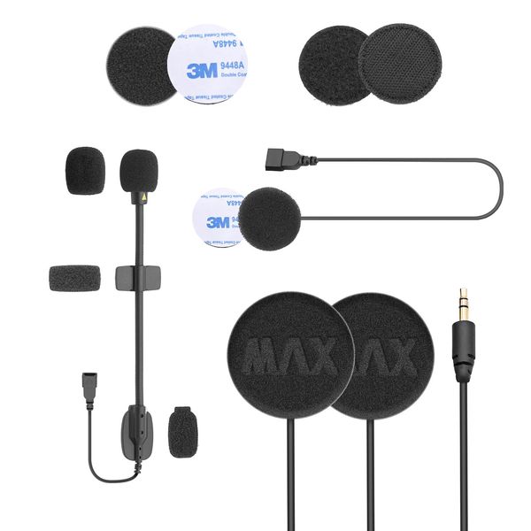 ASMAX Audio & Microphone Kit for F1 & Z1 Motorcycle Bluetooth Headset
