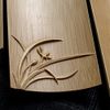 bamboo tea ceremony - orchid pattern