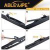 ABLEWIPE Windshield Wiper Blades Windshield Wiper Blade 1 piece Model: 18A24-2 (16")
