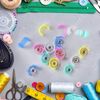 Bobbin Thread Holder Bobbin Clips Small Clips Sewing Tool Accessory Color Thread Clips Holder Tool (50 Pieces)