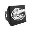 Florida Gator Head Black Metal Hitch Cover