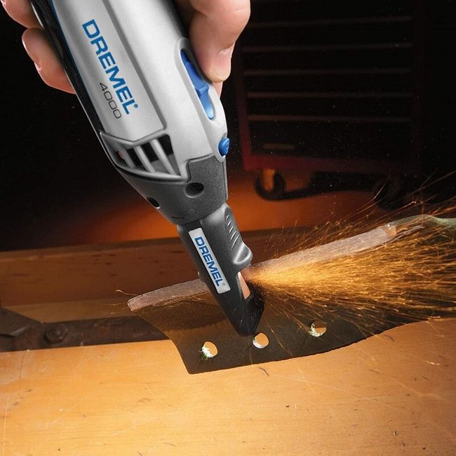 Dremel tool to discount sharpen lawn mower blades