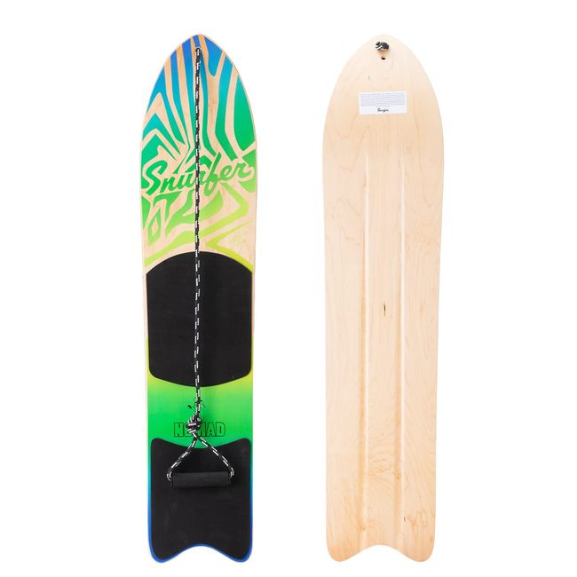 Snurfer The Nomad Snow Surfer Snowboard (Jungle Green)