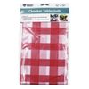 Checker Gingham Tablecloth Disposable Or Reusable. 52”x 70” Thin Flannel Backing