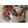 Orange and Black Fabric Halloween Garland