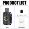 2025 Wireless Carplay Adapter Android Auto Adapter USB Car Dongle Connect Box_