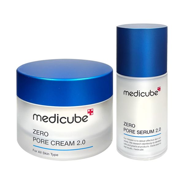 [Shipped today] Medicube Zero Pore Set 2.0 Set (2 types) (Serum 2.0 + Cream)