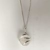 VIE Tumbled Stone Wire Wrap Pendant, 2-3cm, Clear Quartz, One