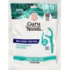 Guru Nanda DUAL-SLICKERS FLOSS PICKS Double 2x Thread Folding Toothpick 60 New