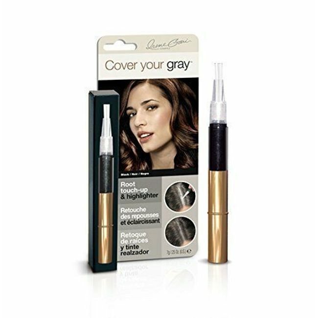 Cover Your Gray Root Touch-up and Highlighter - Black (2-PACK)