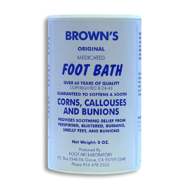 Brown's Original Medicated Foot Bath (8oz)