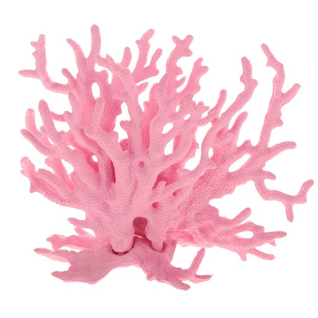 VOCOSTE Coral Artificial Coral Coral Leaf Decoration Aquarium Aquarium Decoration Pink 16x13.5cm