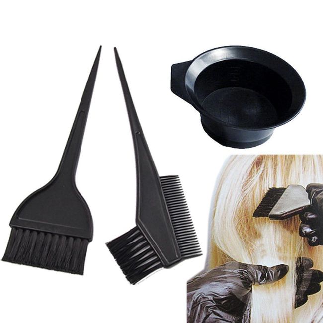 FamilyMaid Professional Salon Hair Coloring Dyeing Kit - Dye Brush&Comb/Brush/Bowl/Tint Tool (4)