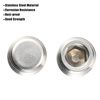 X AUTOHAUX 2 Pcs 3/8" NPT Male Thread Head Socket Pipe Plug Fitting for Car