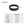 Dotacty Inner Belt Hook Lined 1.5" Under Inside Belt for use with Duty/Utility/Tactical/Outer Blet BK S