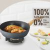 12Pcs Pots and Pans Set Non Stick Coated Induction Cookware Set Kitchen Pan Sets