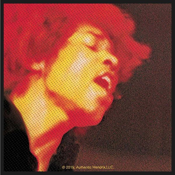 Jimi Hendrix Patch Electric Ladyland Logo Official Woven Sew on Accessory Size